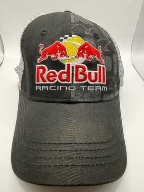 Red Bull NASCAR #83 Brian Vickers 2008 Grey Mesh Sample Trucker Hat